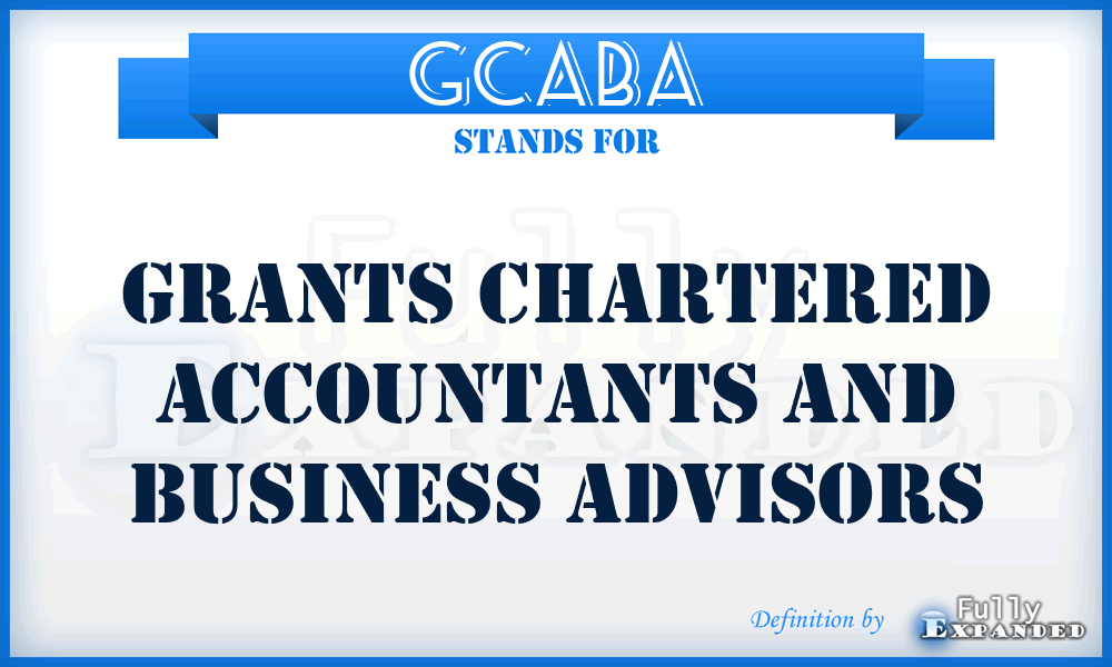 GCABA - Grants Chartered Accountants and Business Advisors