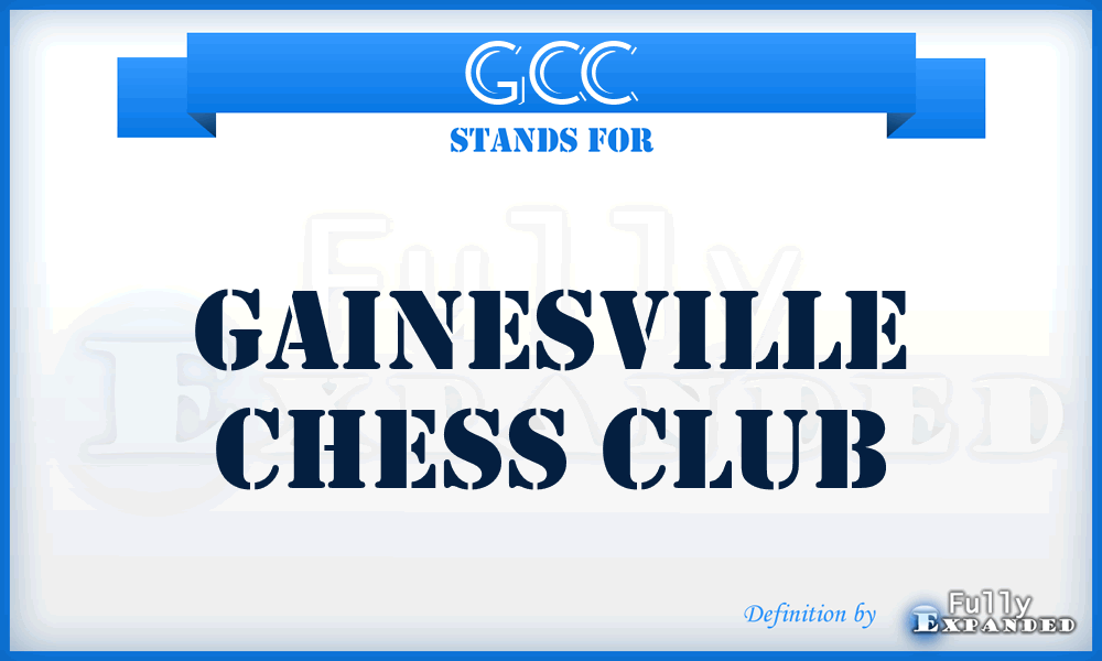 GCC - Gainesville Chess Club