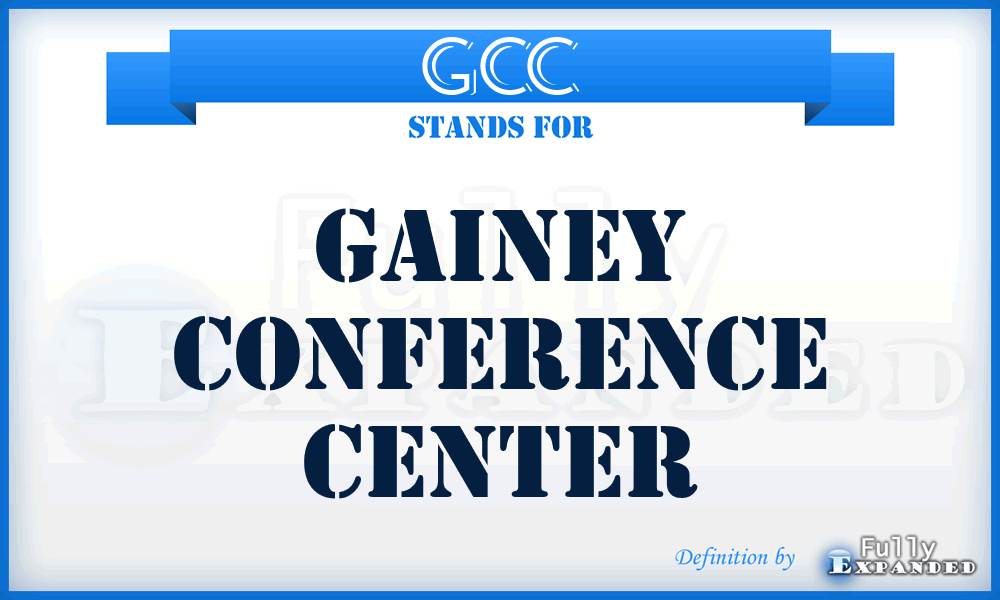 GCC - Gainey Conference Center