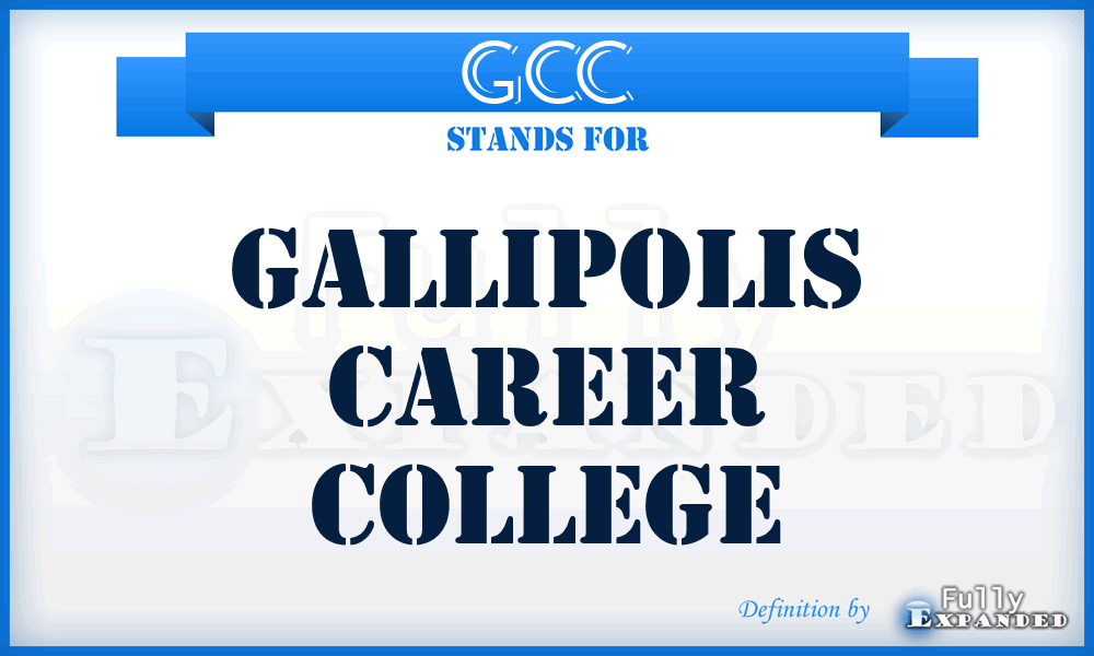 GCC - Gallipolis Career College