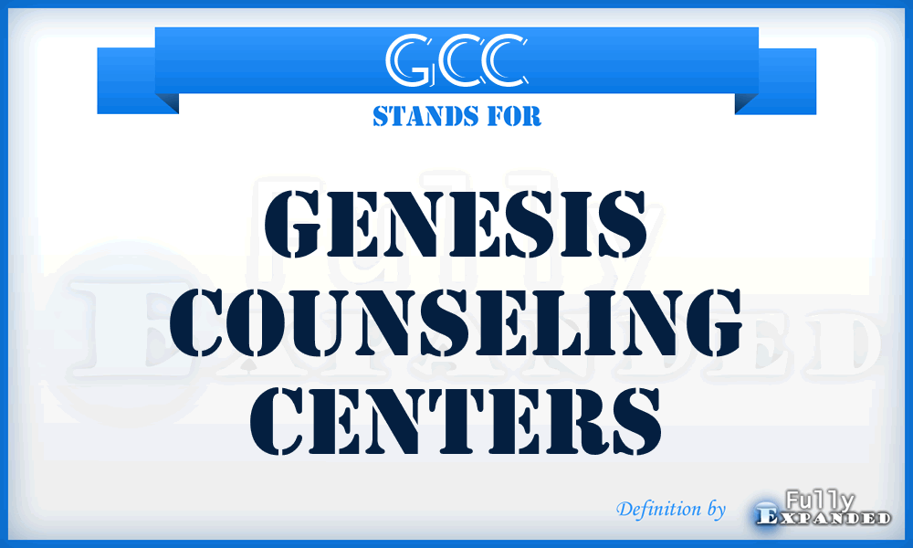 GCC - Genesis Counseling Centers