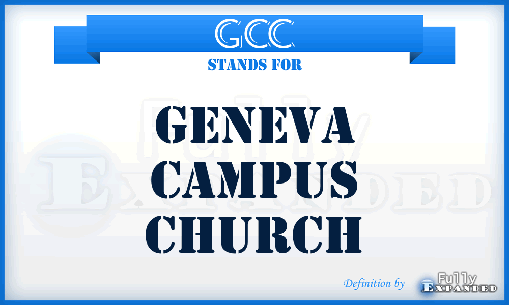GCC - Geneva Campus Church