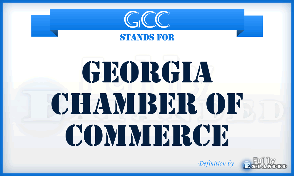 GCC - Georgia Chamber of Commerce