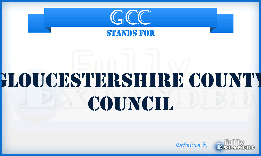 GCC - Gloucestershire County Council