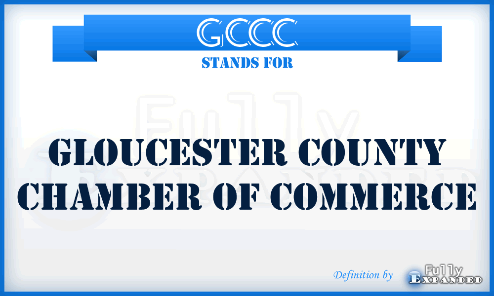 GCCC - Gloucester County Chamber of Commerce