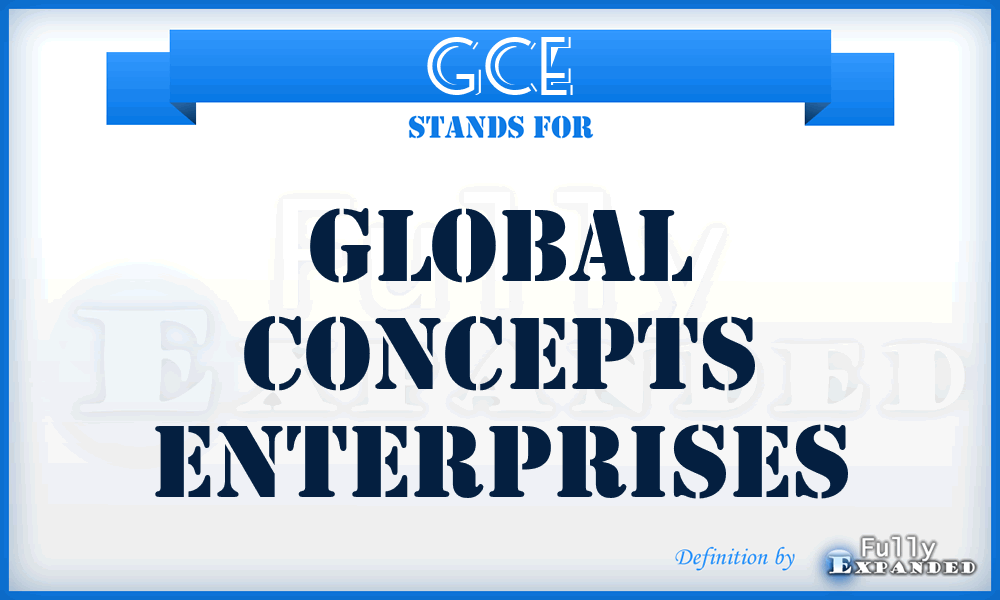 GCE - Global Concepts Enterprises