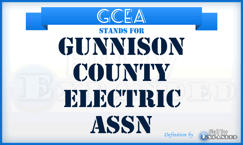 GCEA - Gunnison County Electric Assn