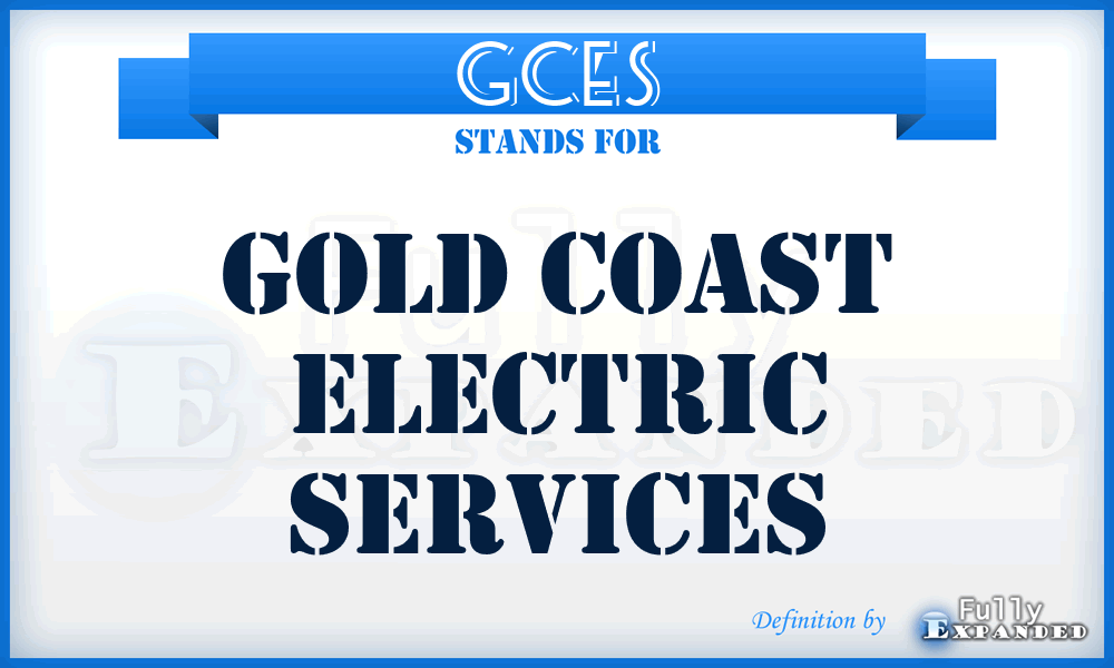 GCES - Gold Coast Electric Services