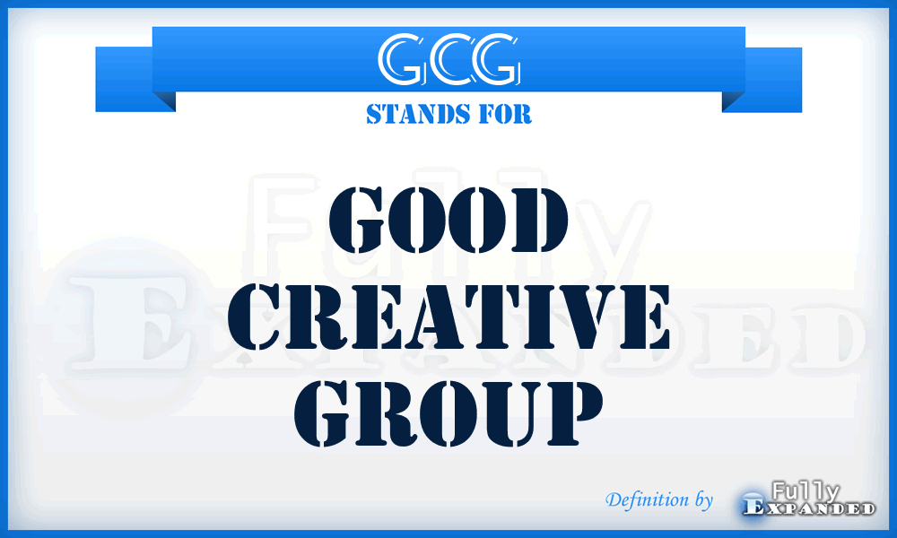 GCG - Good Creative Group