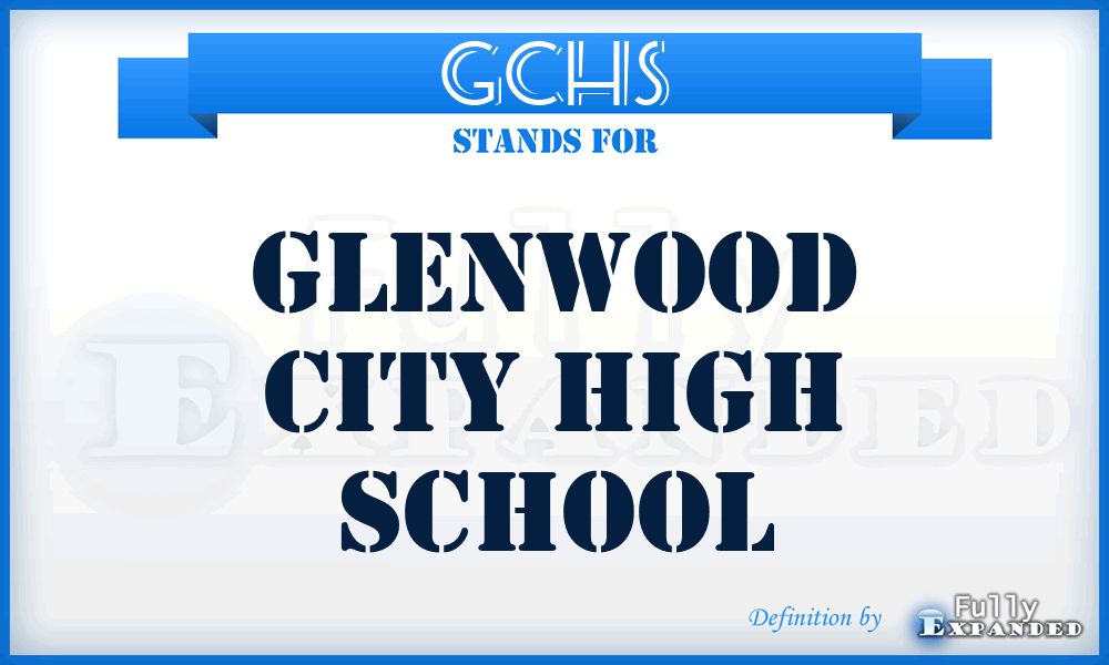 GCHS - Glenwood City High School