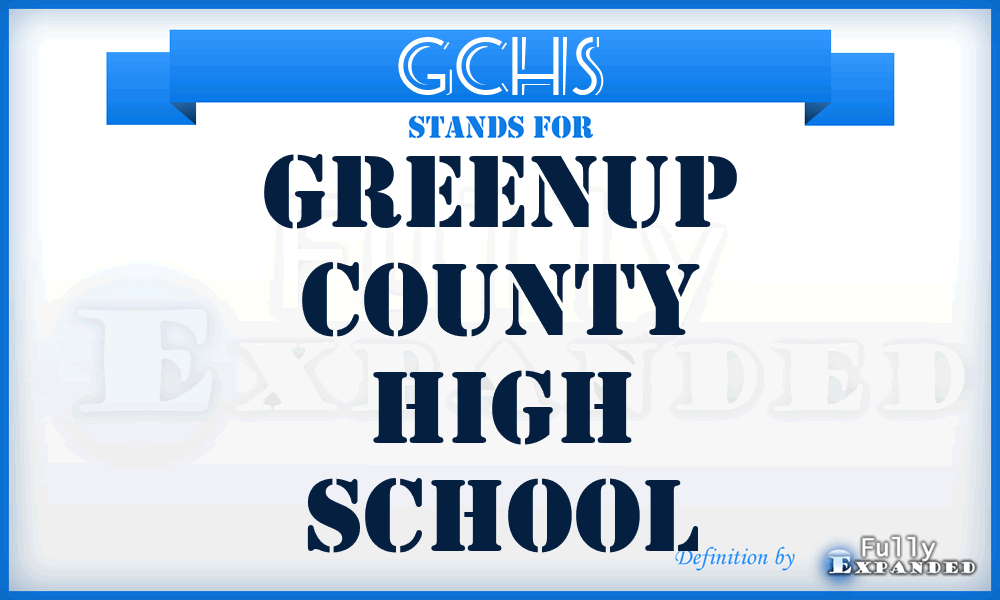 GCHS - Greenup County High School