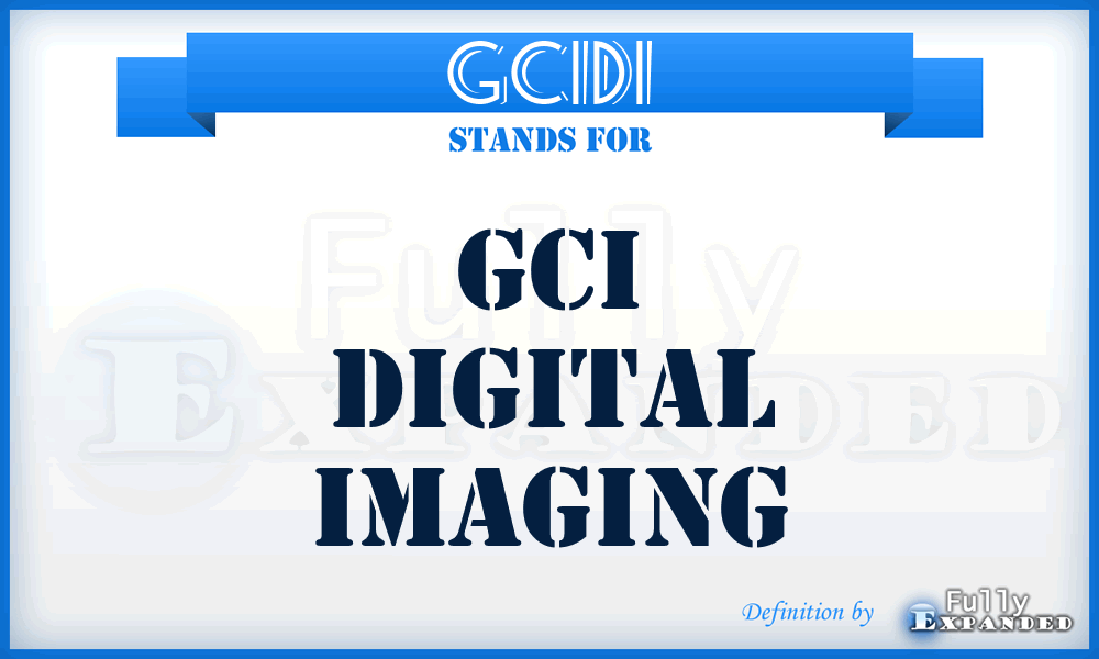 GCIDI - GCI Digital Imaging