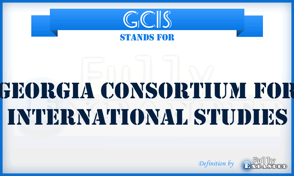 GCIS - Georgia Consortium for International Studies