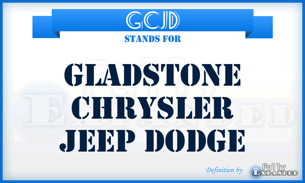 GCJD - Gladstone Chrysler Jeep Dodge