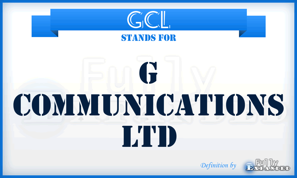 GCL - G Communications Ltd
