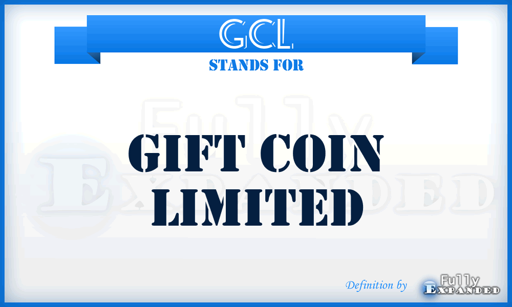 GCL - Gift Coin Limited