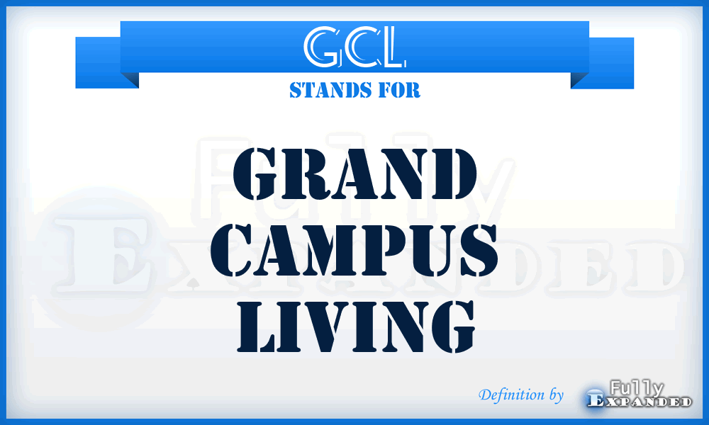 GCL - Grand Campus Living