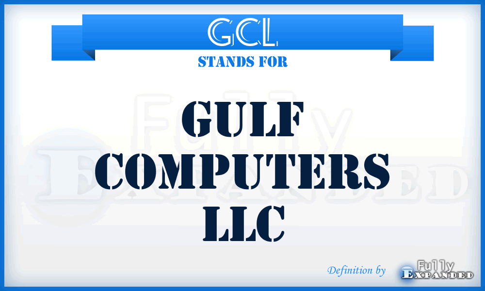 GCL - Gulf Computers LLC