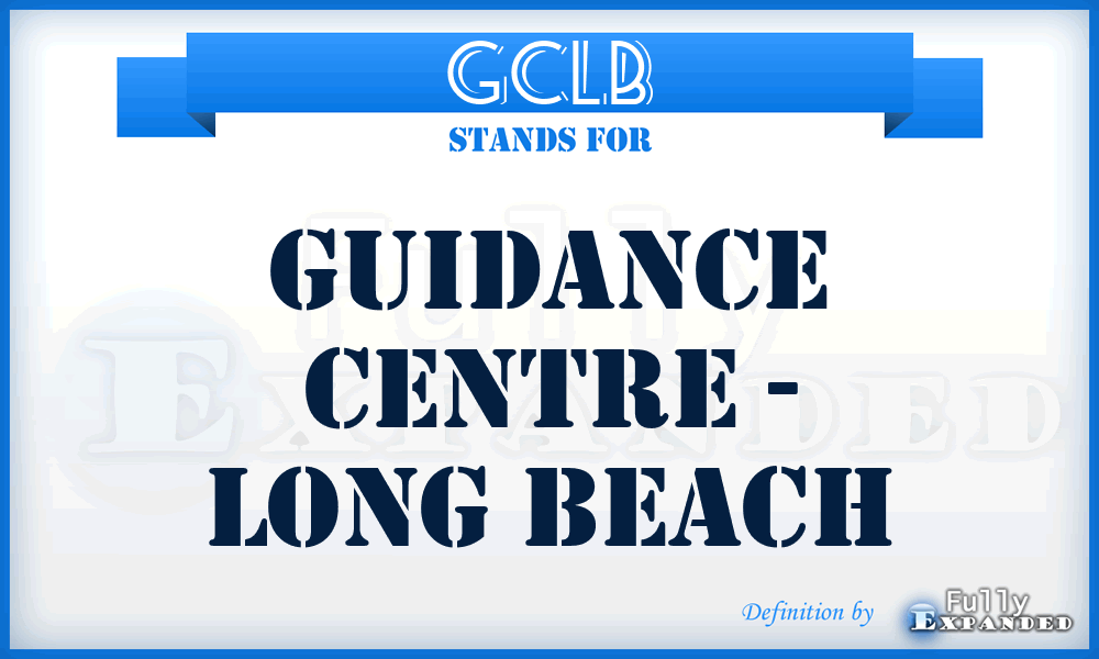GCLB - Guidance Centre - Long Beach