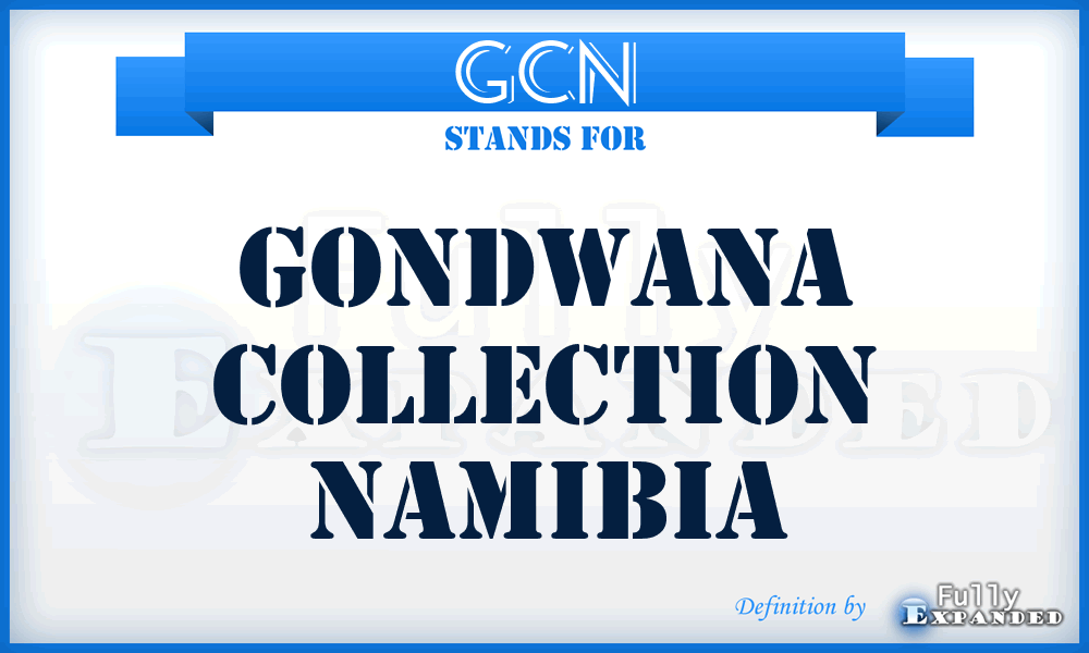 GCN - Gondwana Collection Namibia