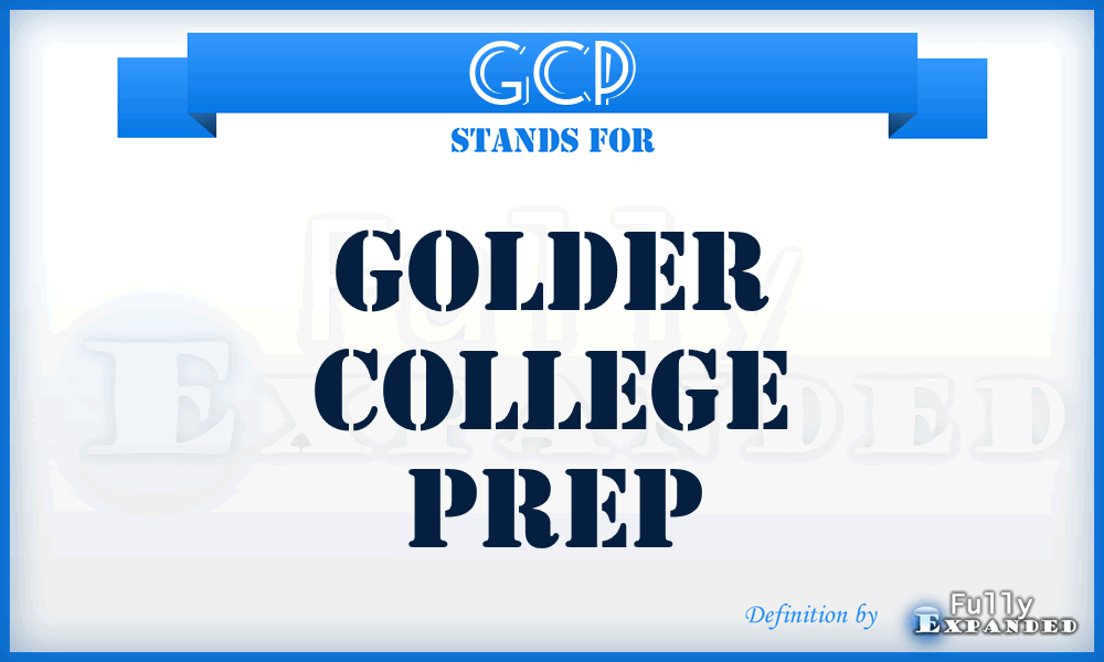 GCP - Golder College Prep