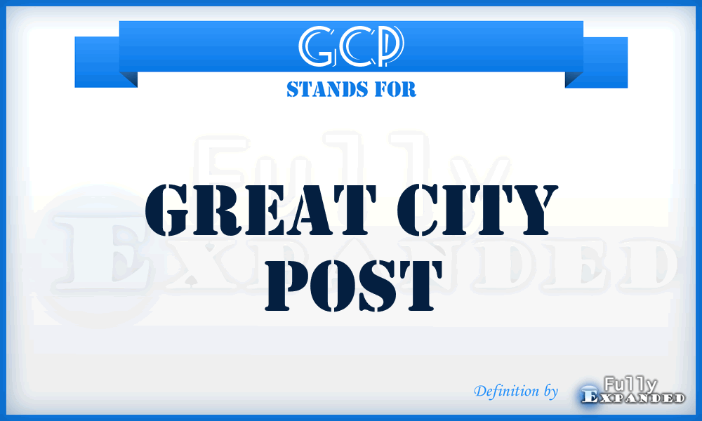 GCP - Great City Post