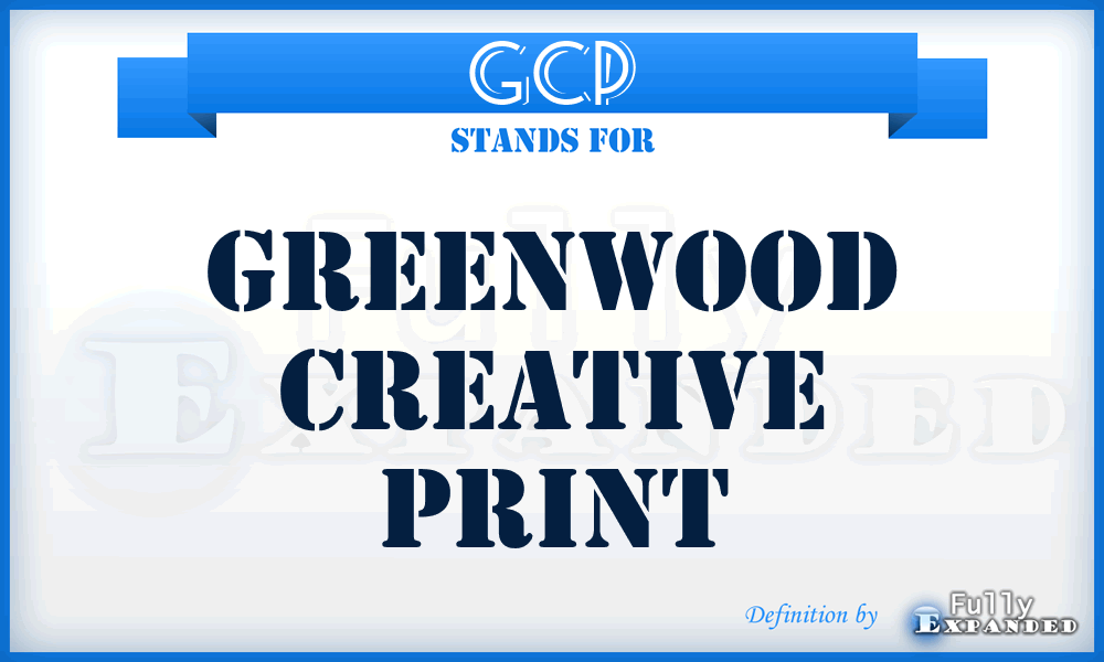 GCP - Greenwood Creative Print