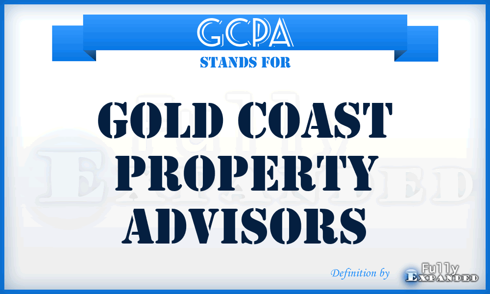 GCPA - Gold Coast Property Advisors
