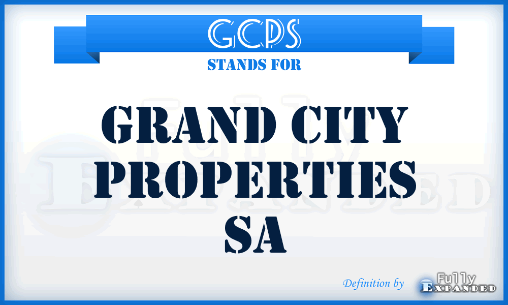 GCPS - Grand City Properties Sa