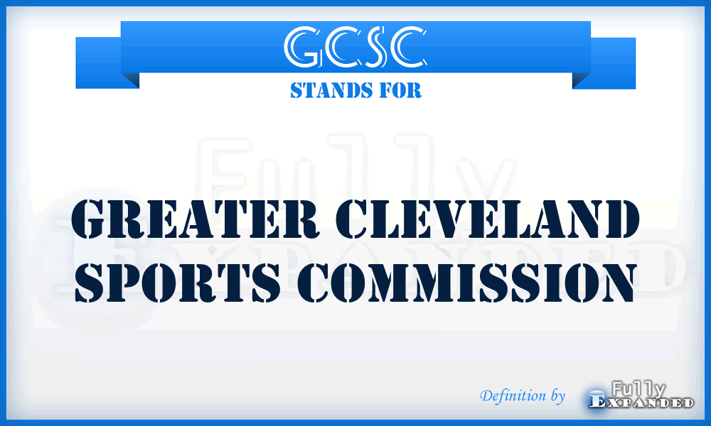 GCSC - Greater Cleveland Sports Commission