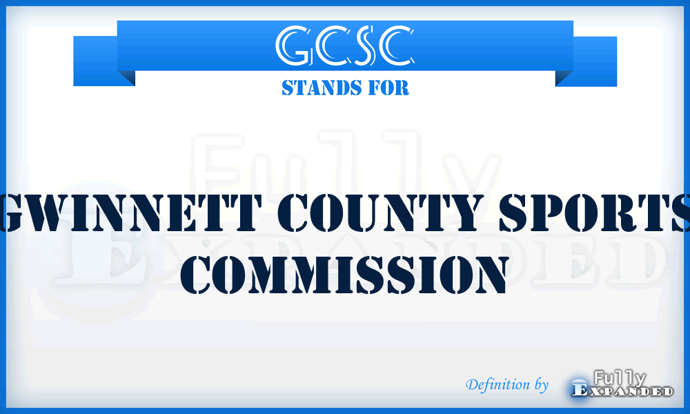 GCSC - Gwinnett County Sports Commission