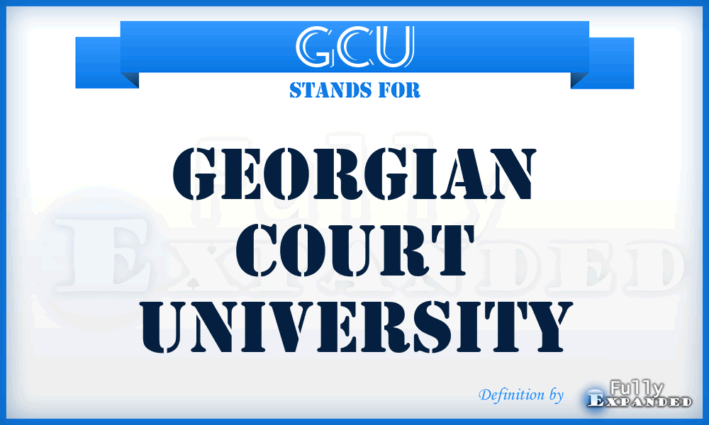 GCU - Georgian Court University