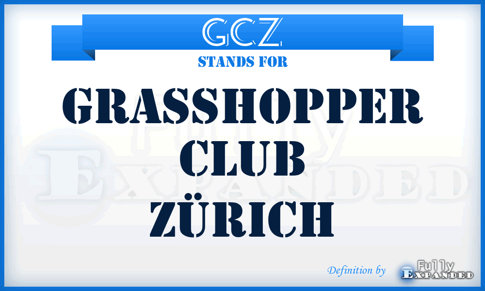 GCZ - Grasshopper Club Zürich