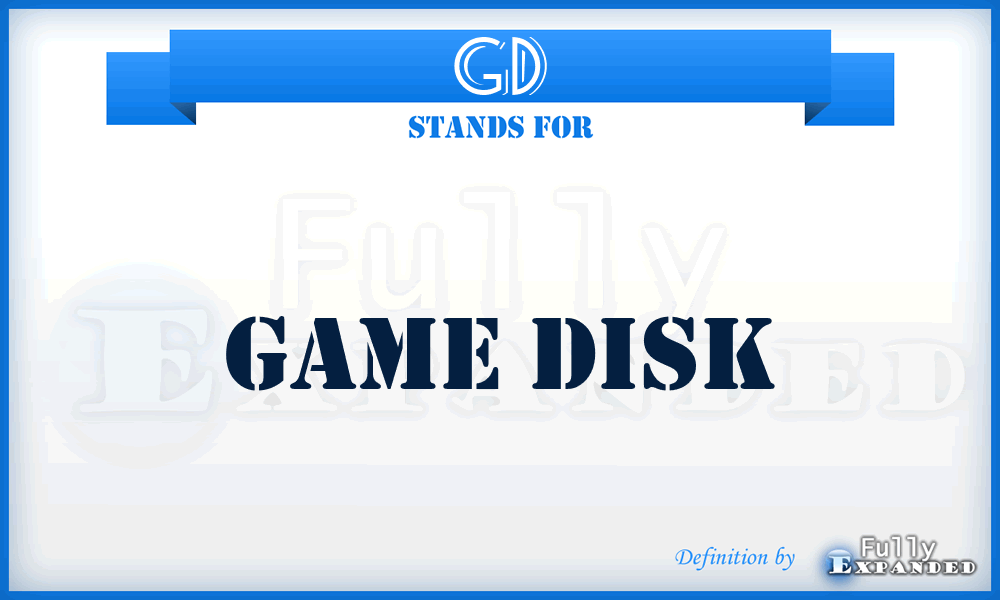 GD - Game Disk