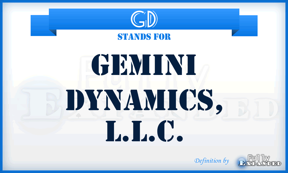 GD - Gemini Dynamics, L.L.C.