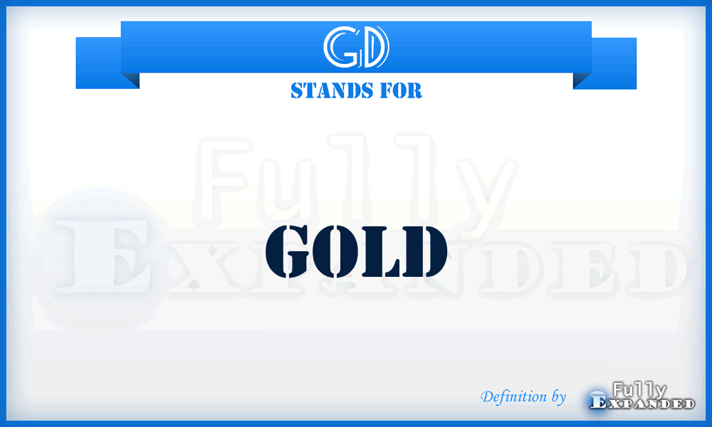 GD - gold