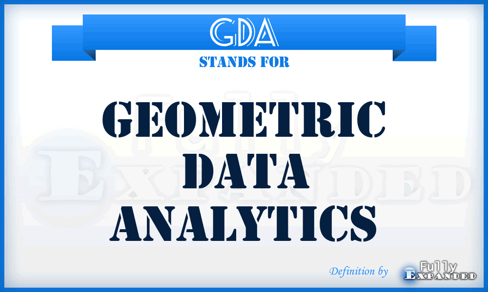 GDA - Geometric Data Analytics