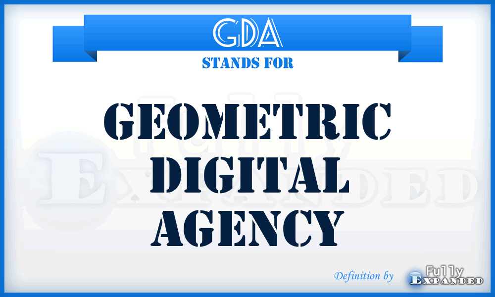 GDA - Geometric Digital Agency