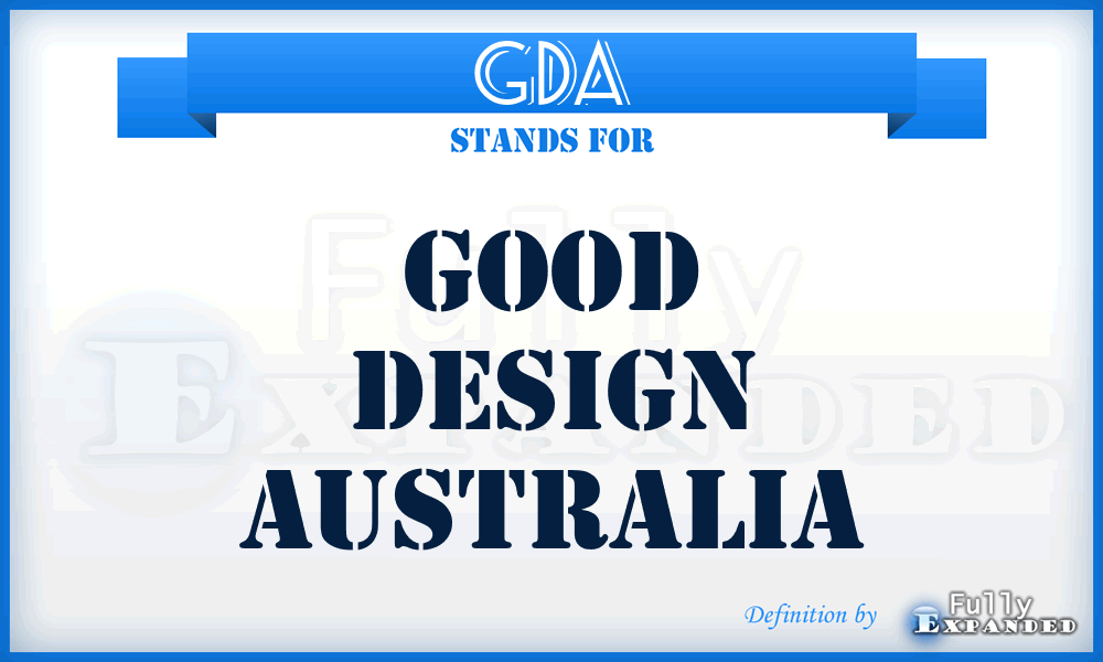 GDA - Good Design Australia