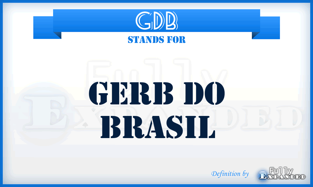 GDB - Gerb Do Brasil