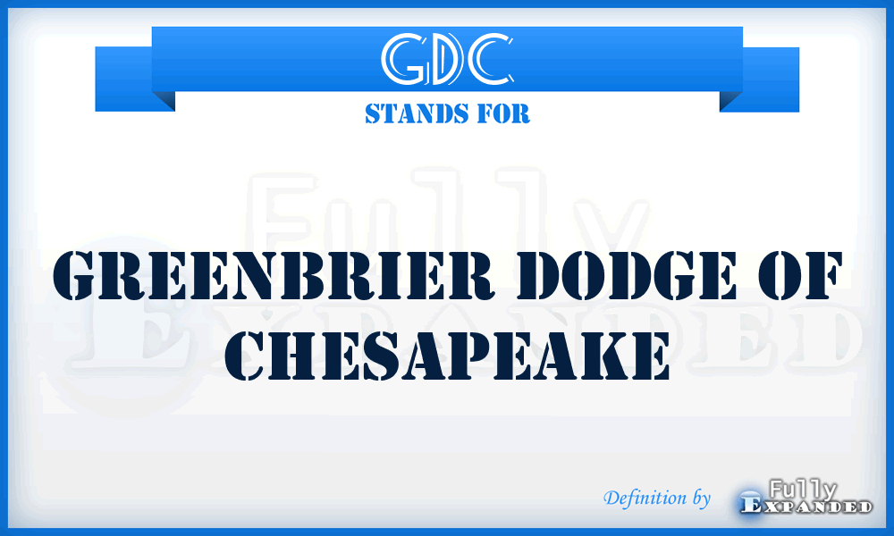 GDC - Greenbrier Dodge of Chesapeake