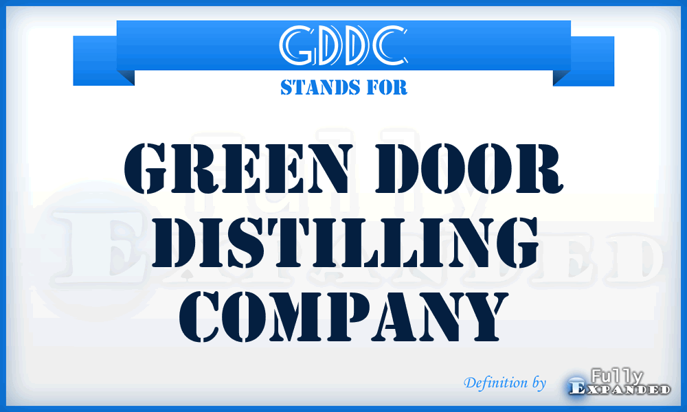GDDC - Green Door Distilling Company