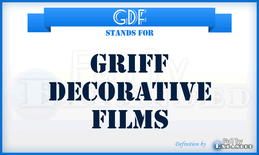 GDF - Griff Decorative Films