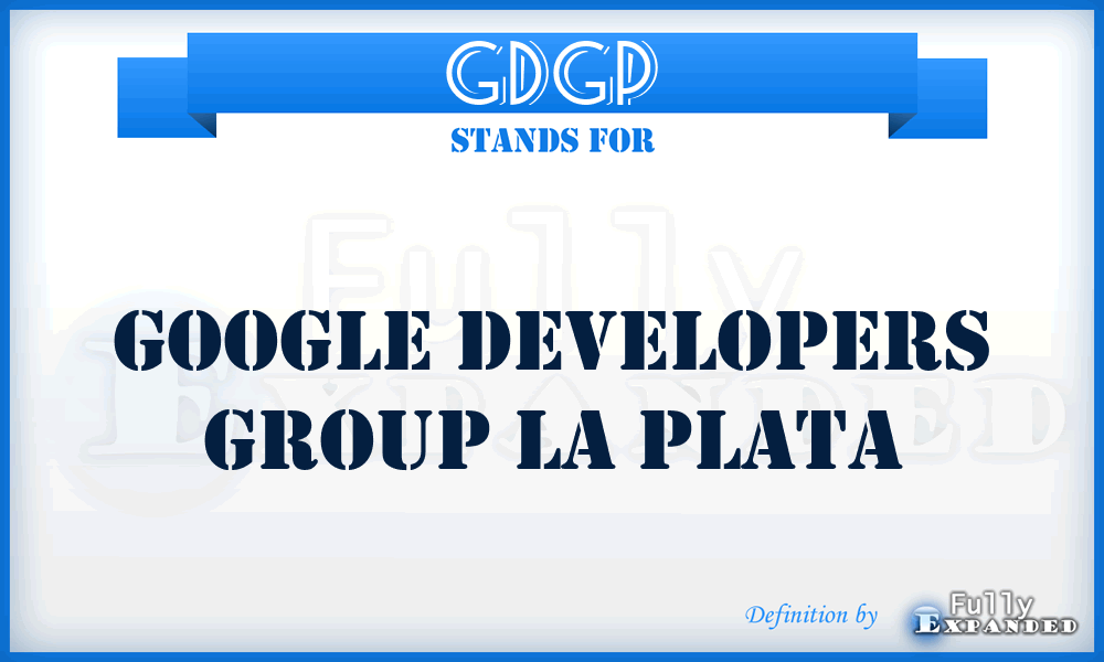 GDGP - Google Developers Group la Plata
