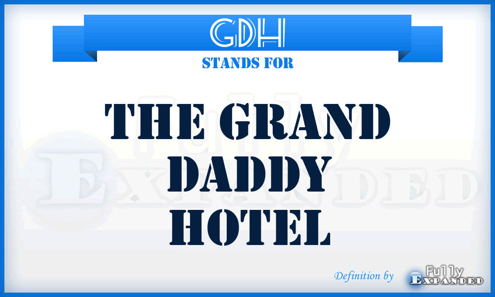 GDH - The Grand Daddy Hotel