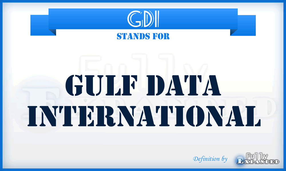 GDI - Gulf Data International