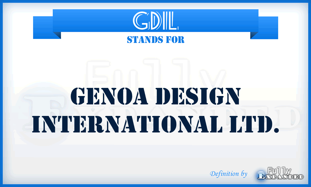 GDIL - Genoa Design International Ltd.