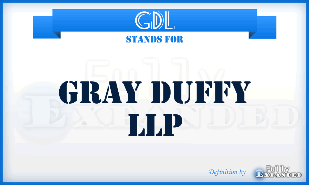 GDL - Gray Duffy LLP