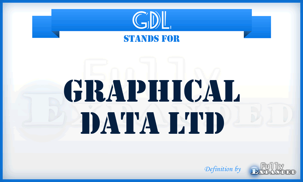 GDL - Graphical Data Ltd