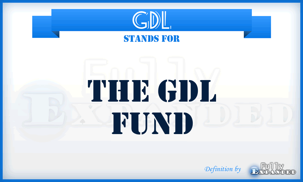 GDL - The GDL Fund